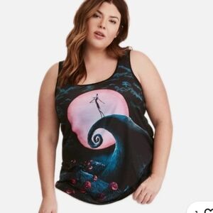 The Nightmare Before Christmas Jack Skellington Women's Tank Top Shirt